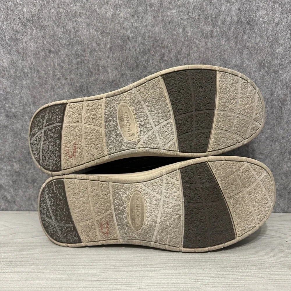 Sonoma Goods For Life Morris Men 8.5 Brown Slip On Boat Shoes Ortholite‎ Eco